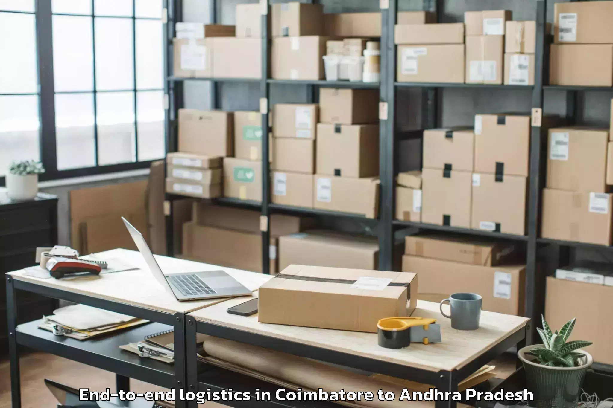 Leading Coimbatore to Vepagunta End To End Logistics Provider